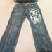 Vintage Y2k Azzure wide leg graphic jeans
