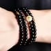 Natural Obsidian Mala Bracelet-Tiger's Eye Bracelet-108 Mala Beads Necklace
