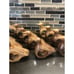 13 Carved Wood DOVE Napkin Ring Holders Rustic Made In Philippines