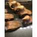 13 Carved Wood DOVE Napkin Ring Holders Rustic Made In Philippines