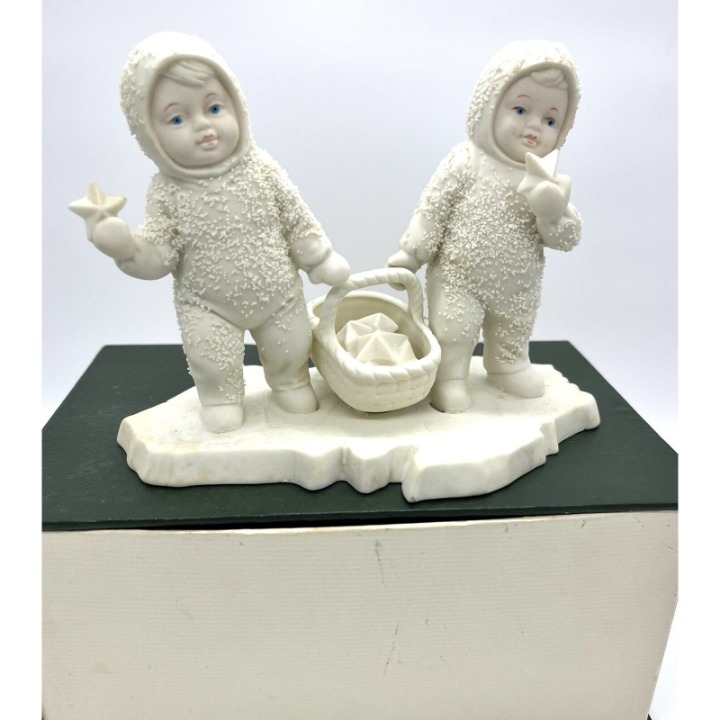 Dept. 56 Winter Tales of the Snowbabies Finding Fallen Stars 1989 #3030 of 6000