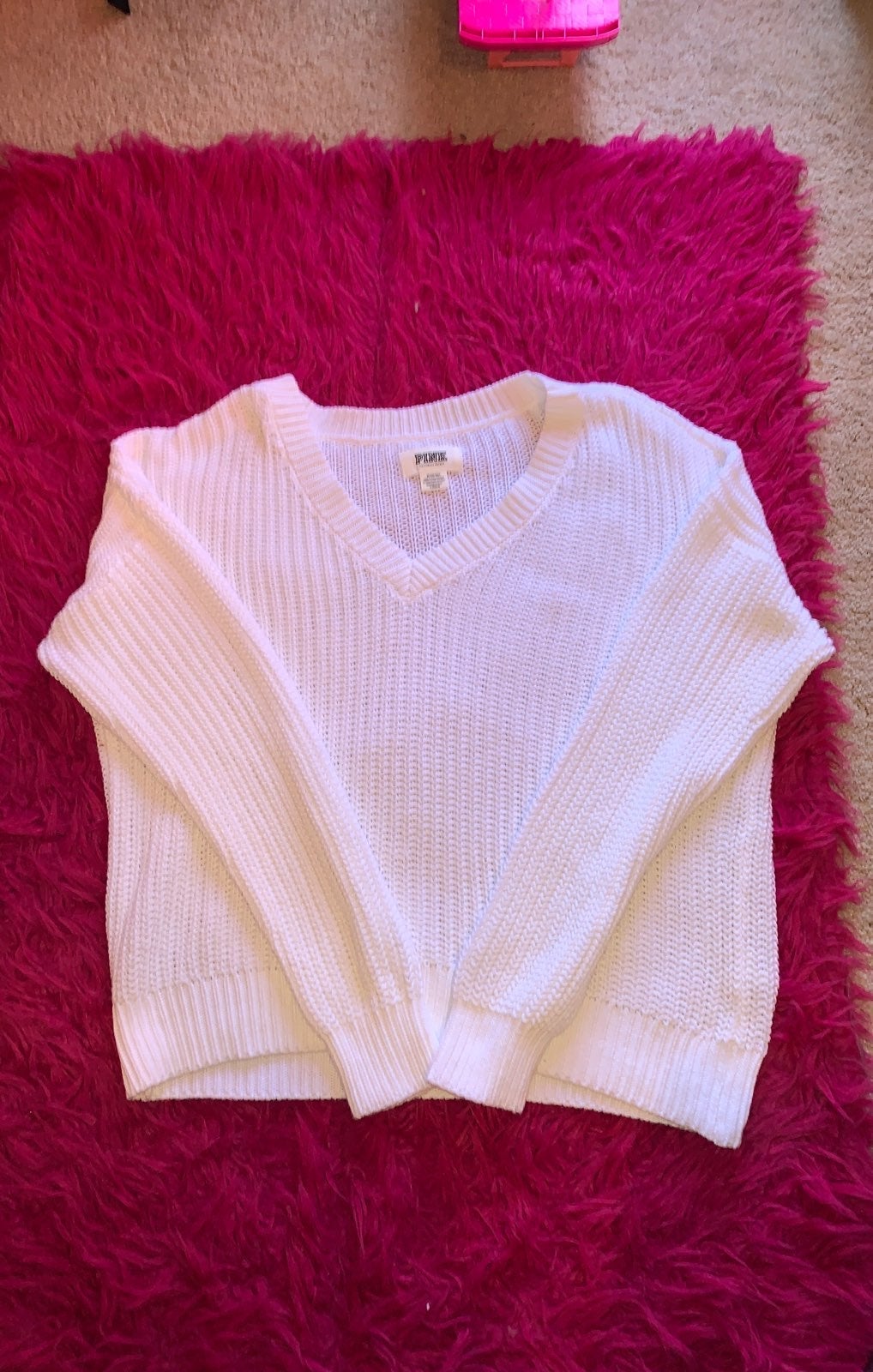 vs pink sweater