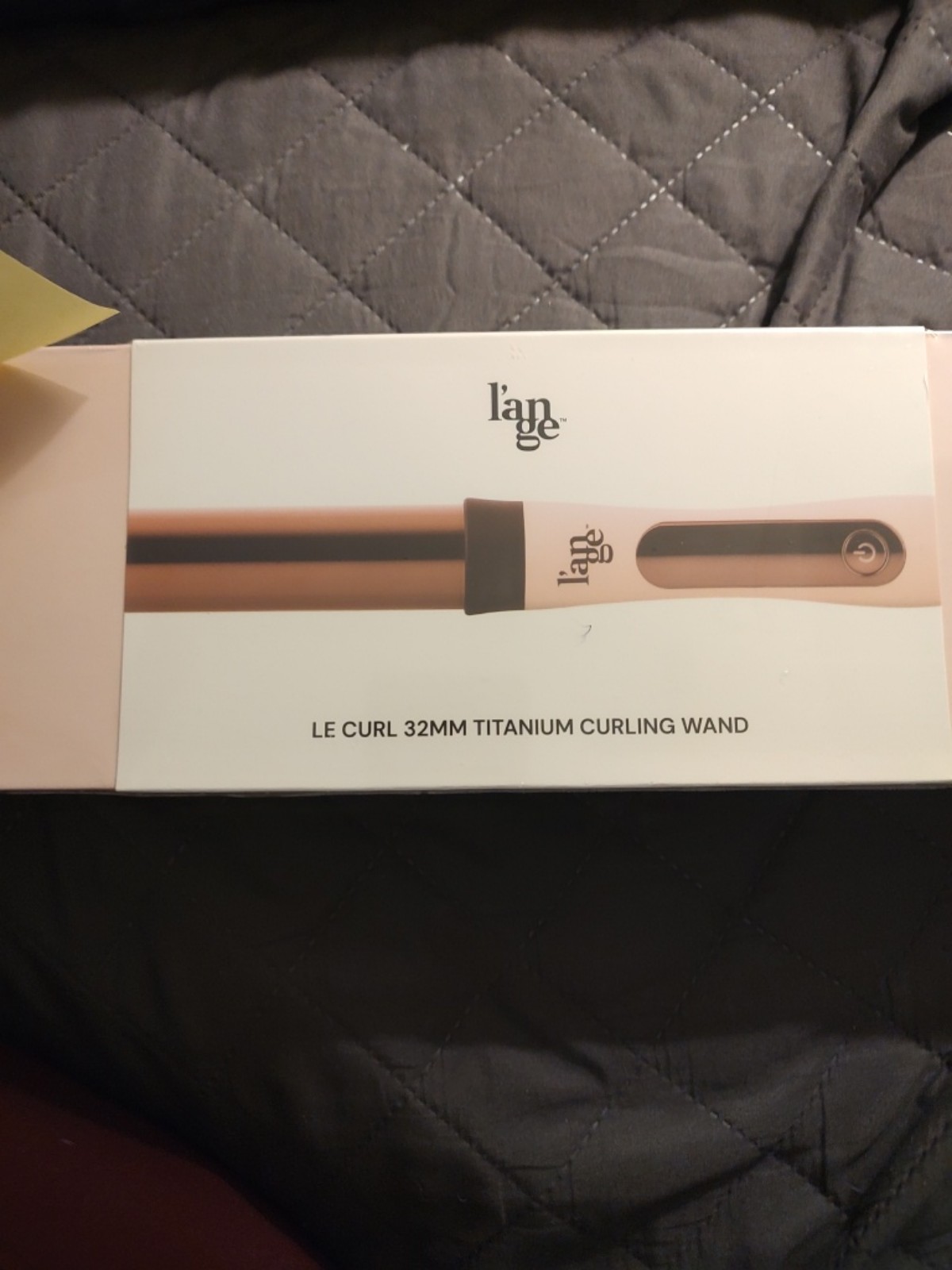 L’ANGE LE CURL 32MM TITANIUM CURLING WAND, BLUSH New in Sealed Box