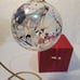 Christmas Rainbow Colors Glass Ornament
