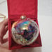 Christmas Rainbow Colors Glass Ornament