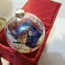 Christmas Rainbow Colors Glass Ornament