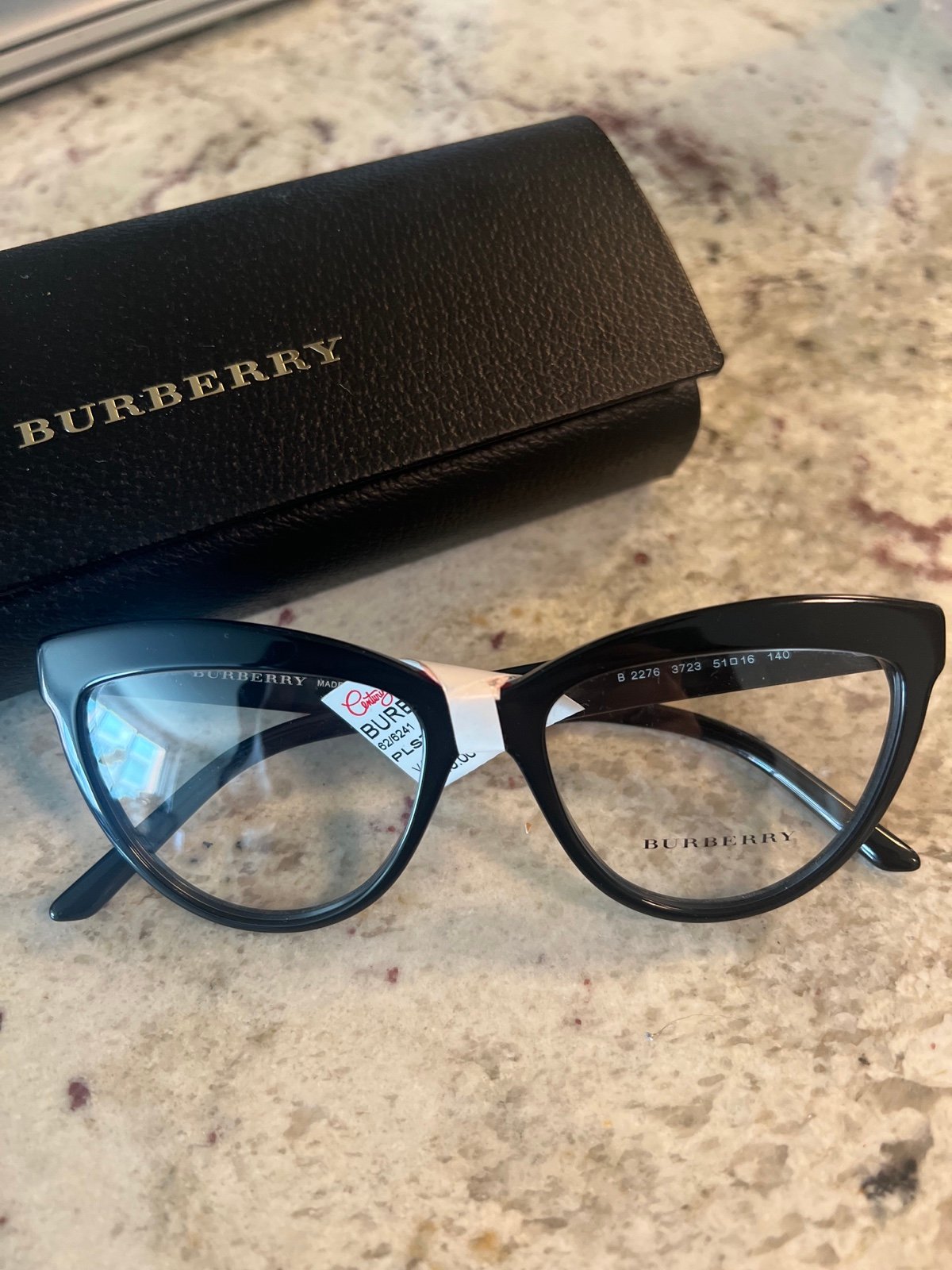 NEW Eyeglasses Burberry BE 2276 F 3723 Black