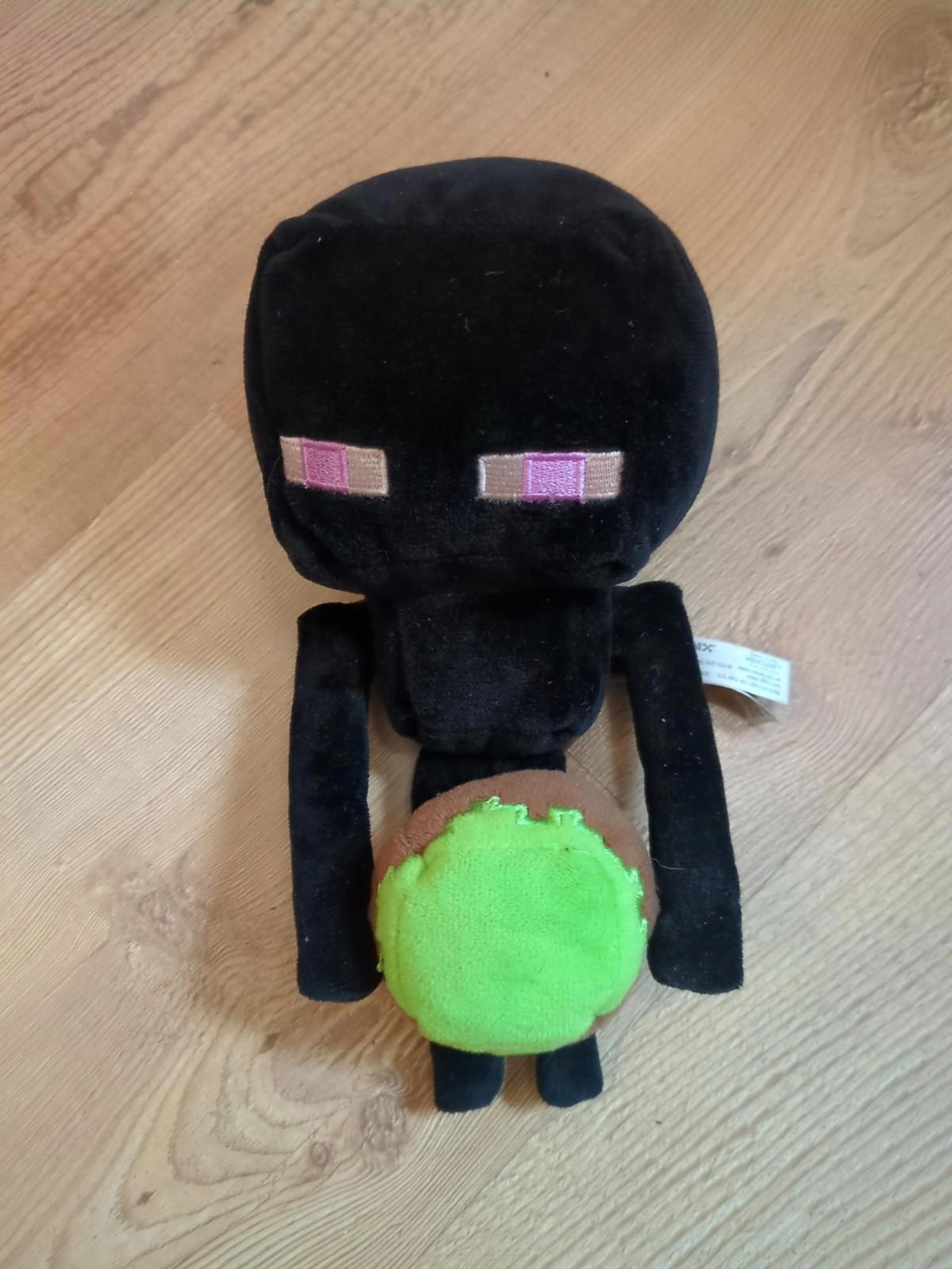 Minecraft Mojang Jinx Black Enderman Happy Explorer 9" Plush Doll Stuffed Toy