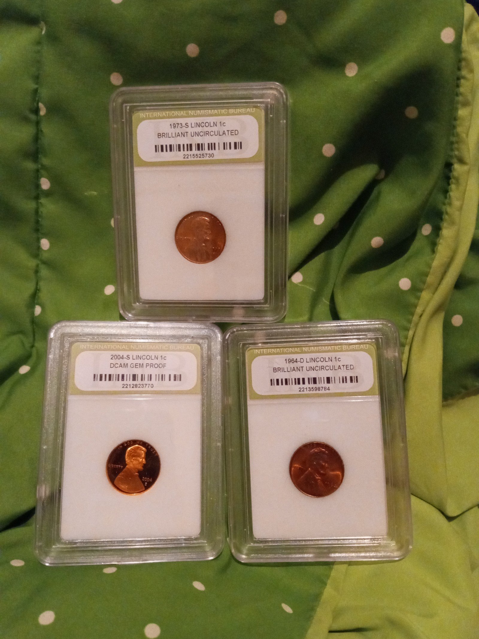 Different coins all are graded