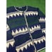 Vintage 1990s Rey Wear 100% Wool Aztec Geometric Sweater Size Large Handmade