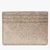 Kate Spade Glimmer Small Slim Card Holder ~ Gold Glitter Mini Crossbody Wallet