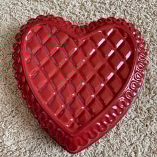Vintage Nordic Ware fancy quilted heart cake pan