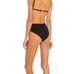 NEW FELLA Sabath One Piece Swimsuit Monokini Waist Cutout Halter Strap Black