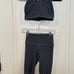 Electric and rose bra and bike short set