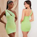 House of CB Clementine Lime Cutout Mini Dress