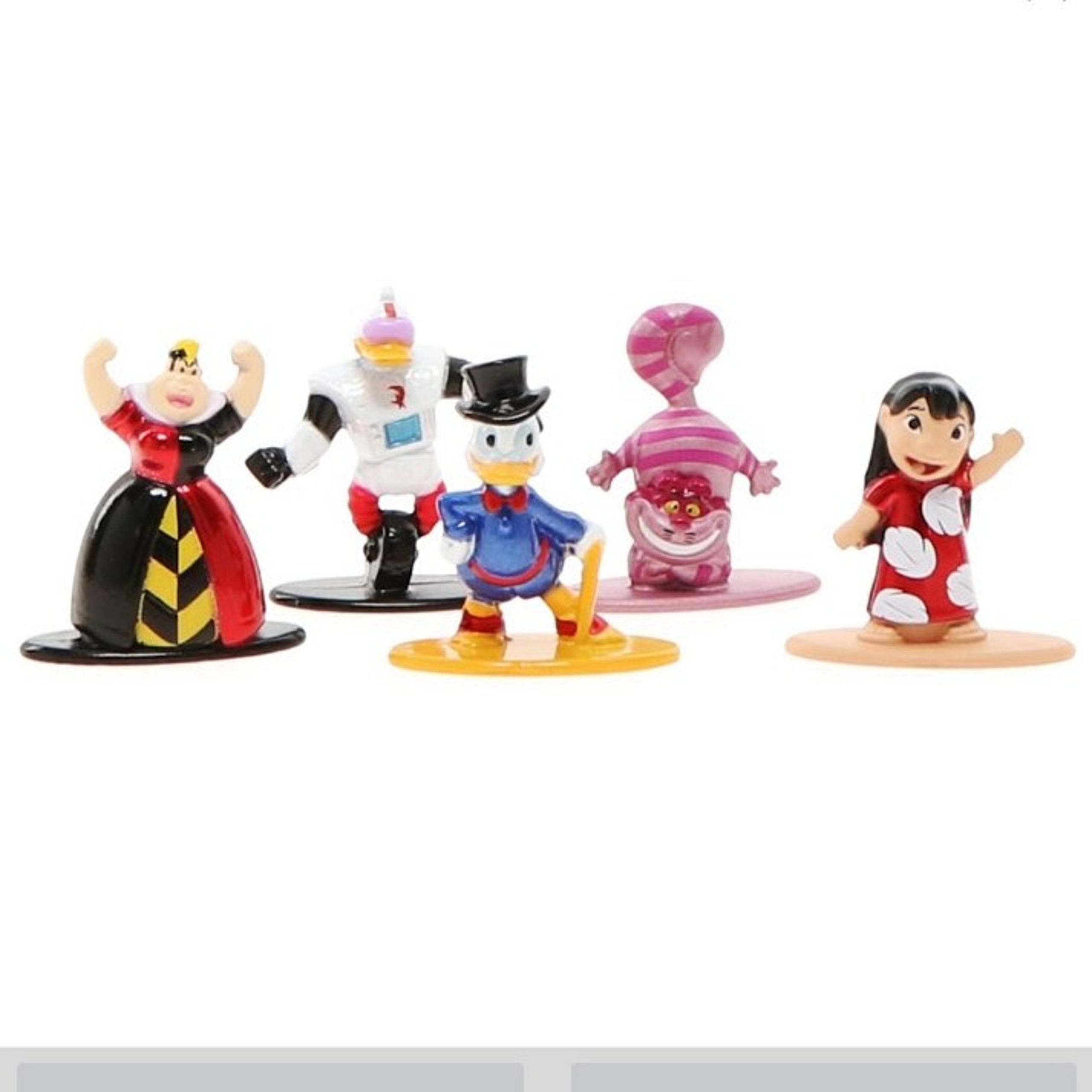 NIP Disney Nano Metalfigs 100% Die-Cast Figures Lilo Cheshire Cat Scrooge Kids