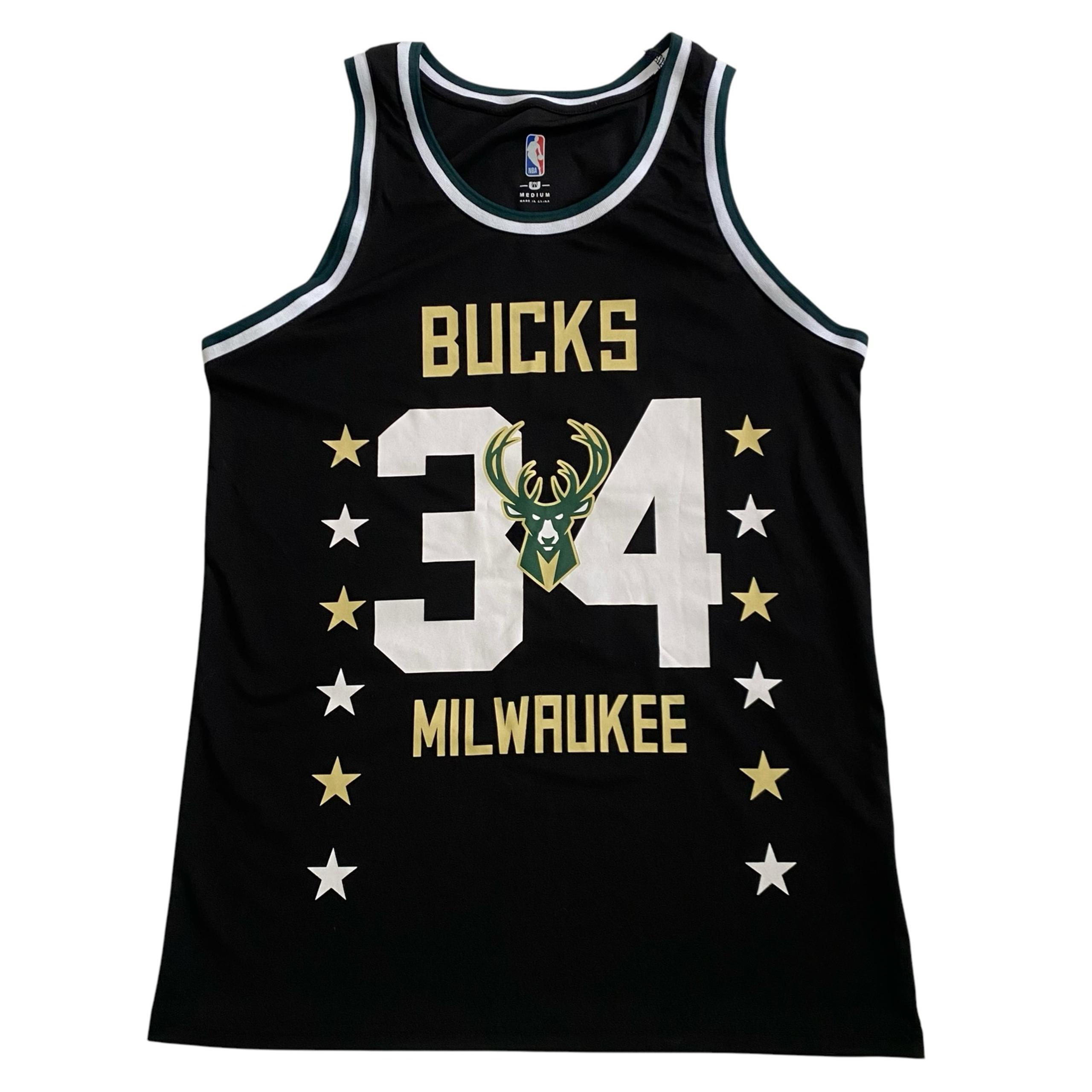 NBA Milwaukee Bucks Giannis Antetokounmpo #34 Jersey Men’s Size Medium