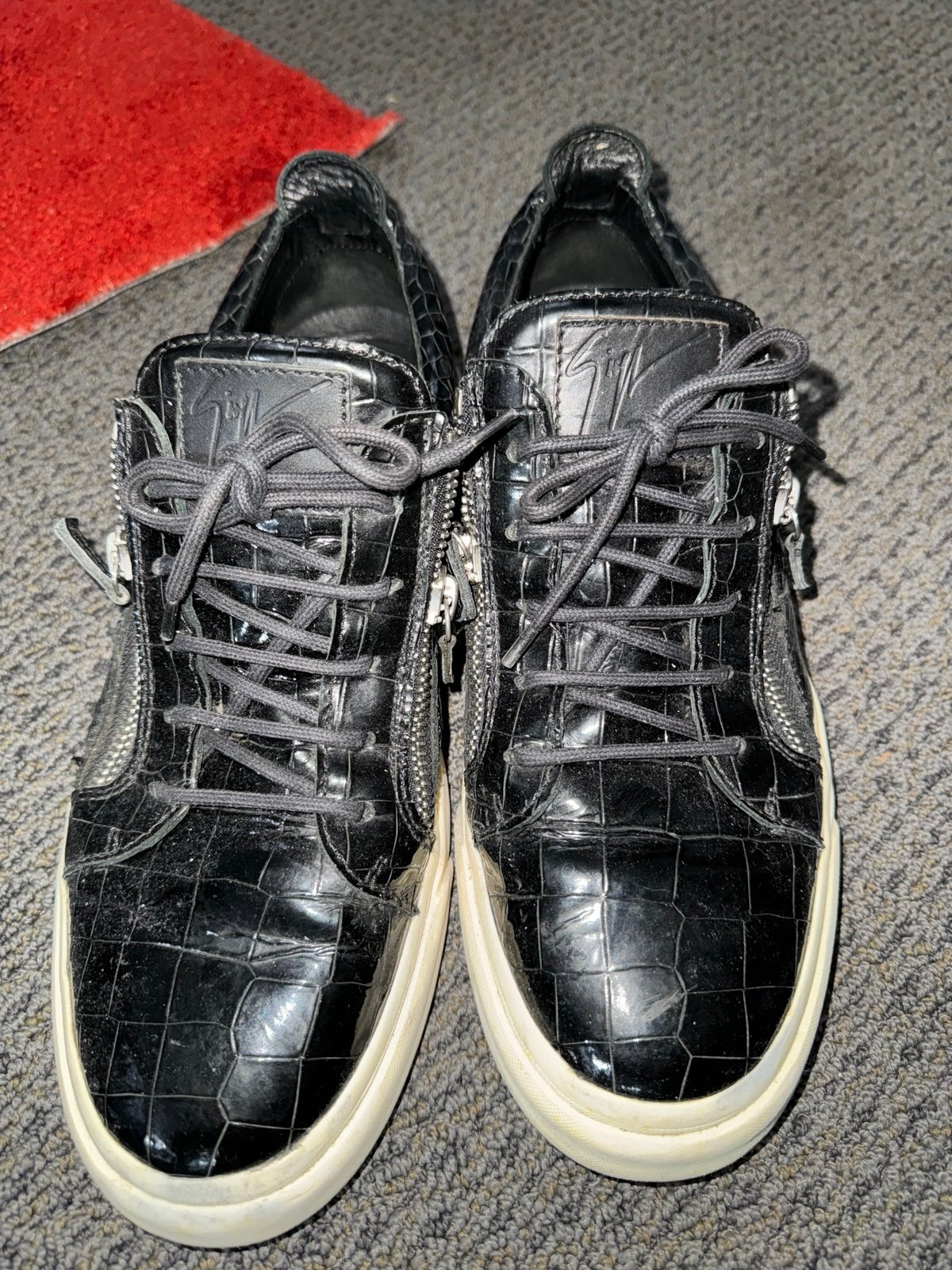 Giuseppe crocodile sneakers size EU45 US 12-13