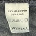 Marithe Francois Girbaud Jacket Mens Sz 35 Small Blue Avant Garde Linen Vintage
