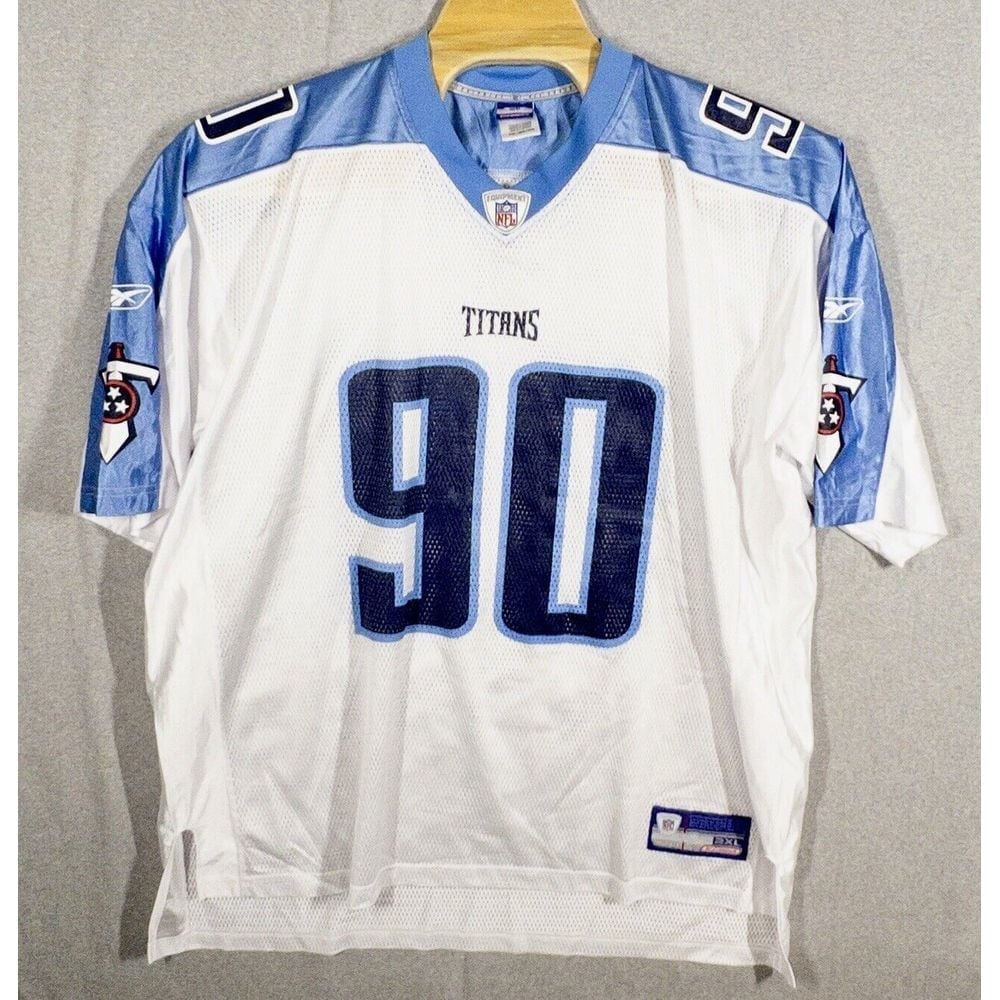 Vintage Reebok On Field Tennessee Titans Jevon Kearse Jersey Mens XXL