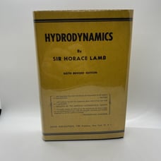 Hydrodynamics by Horace Lamb hardcover 1945 First American Edition Hardcover