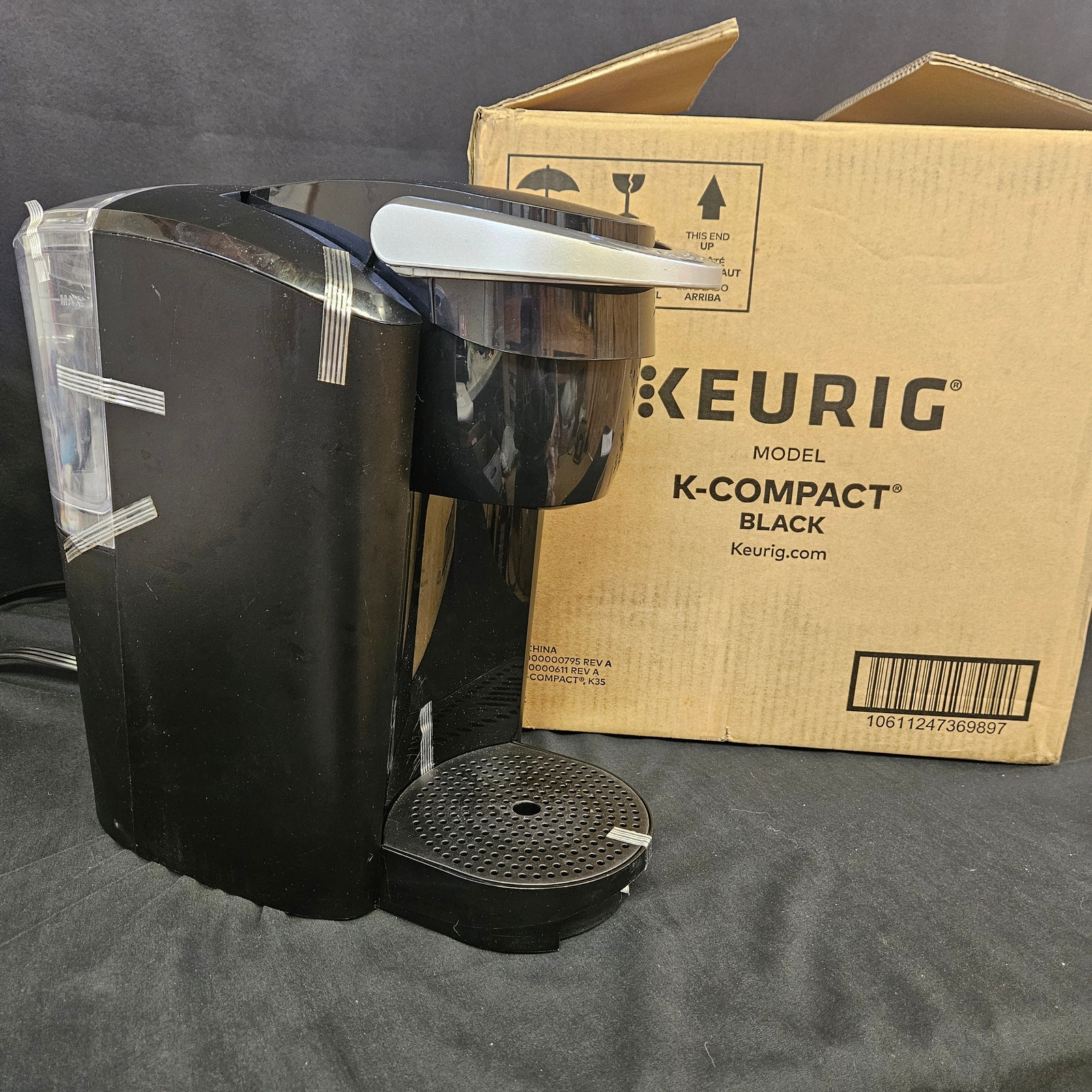 Keurig K Compact Black Coffee Maker K-Cup Pods Single Serve
