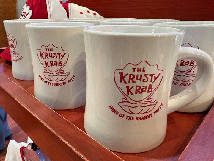 Krusty Krab Home Of The Krabby Patty Mug SpongeBob SquarePants UNIVERSAL STUDIOS