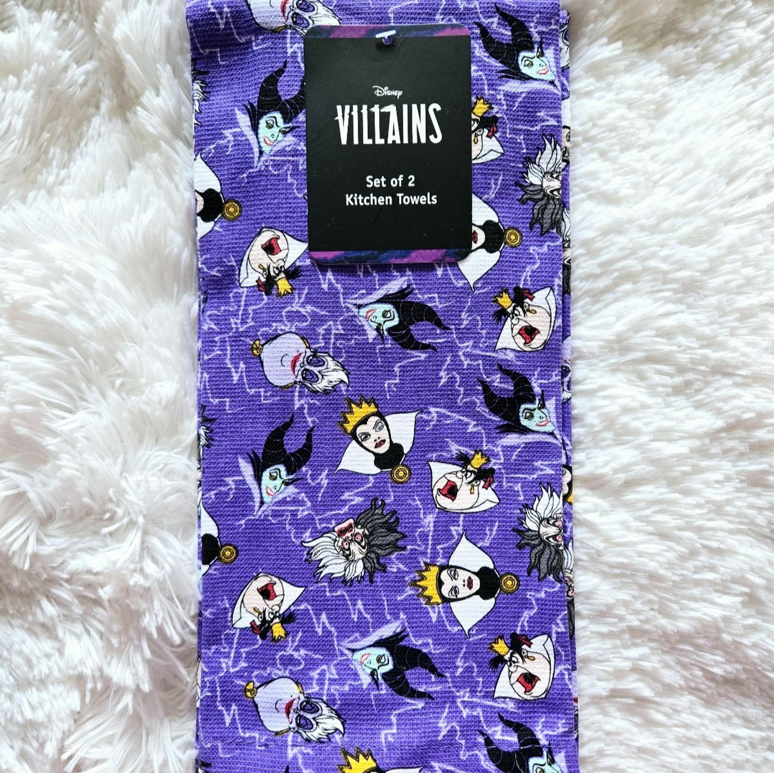 Disney Villains Kitchen Towels Set of 2