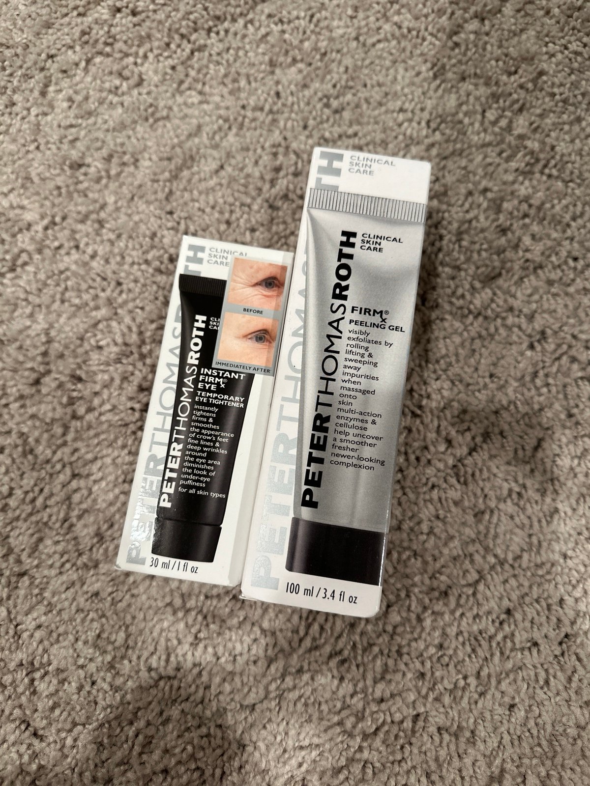 Peter Thomas Roth Firmx Peeling Gel and Instant Firm Eye