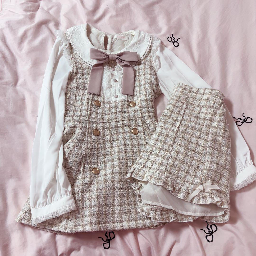 LIZLISA Liz Lisa Tweed Set Up