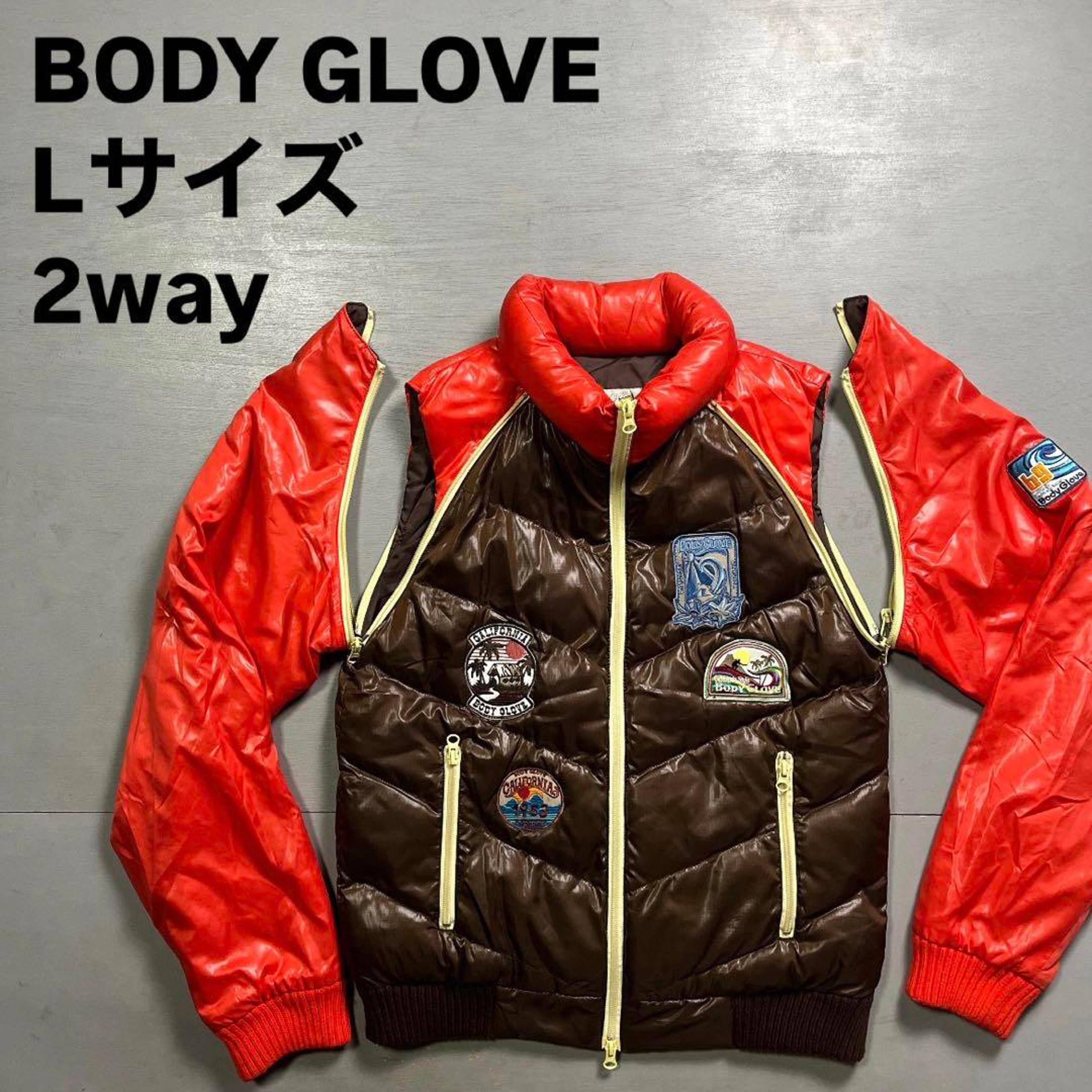 BODY GLOVE Padded Tech Jacket 2way y2k Old Surf L