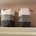 Woven Rope Laundry Hamper Basket, Tall Luandry Basket.