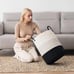 Woven Rope Laundry Hamper Basket, Tall Luandry Basket.