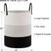 Woven Rope Laundry Hamper Basket, Tall Luandry Basket.
