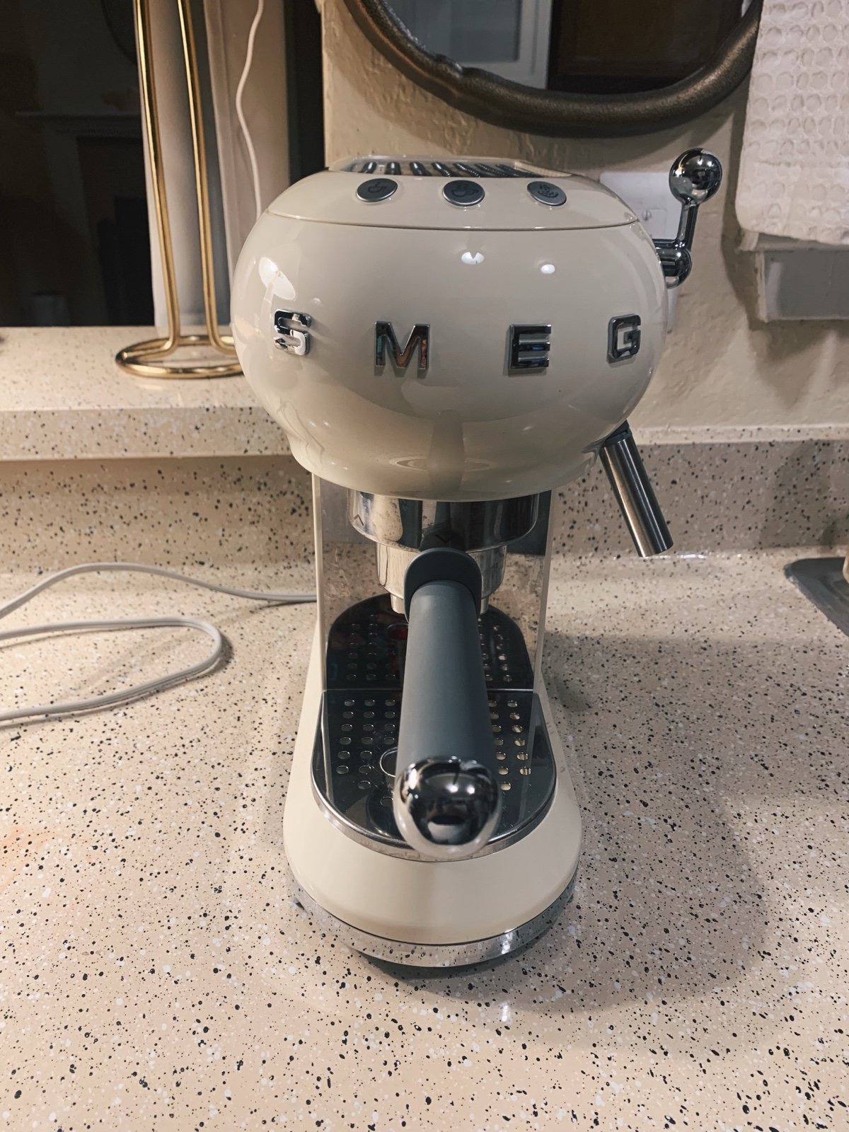 Smeg espresso machine-Cream