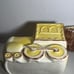Vintage Cookie Jar Anthropomorphic Yellow Choo Choo Train California Pottery