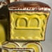 Vintage Cookie Jar Anthropomorphic Yellow Choo Choo Train California Pottery
