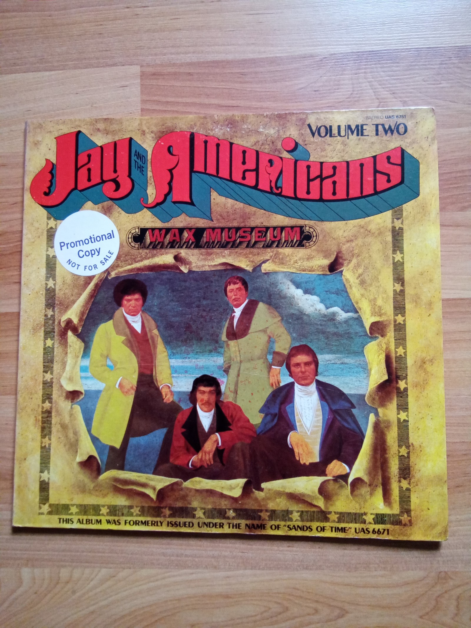 VINTAGE VINYL LP JAY & AMERICANS VOL. 2 NOT FOR SALE PROMO COPY N P. VINYL