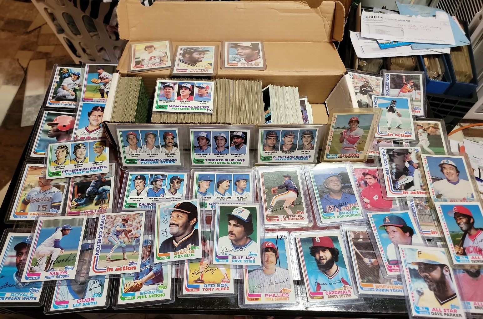 Topps 1982 incomplète set