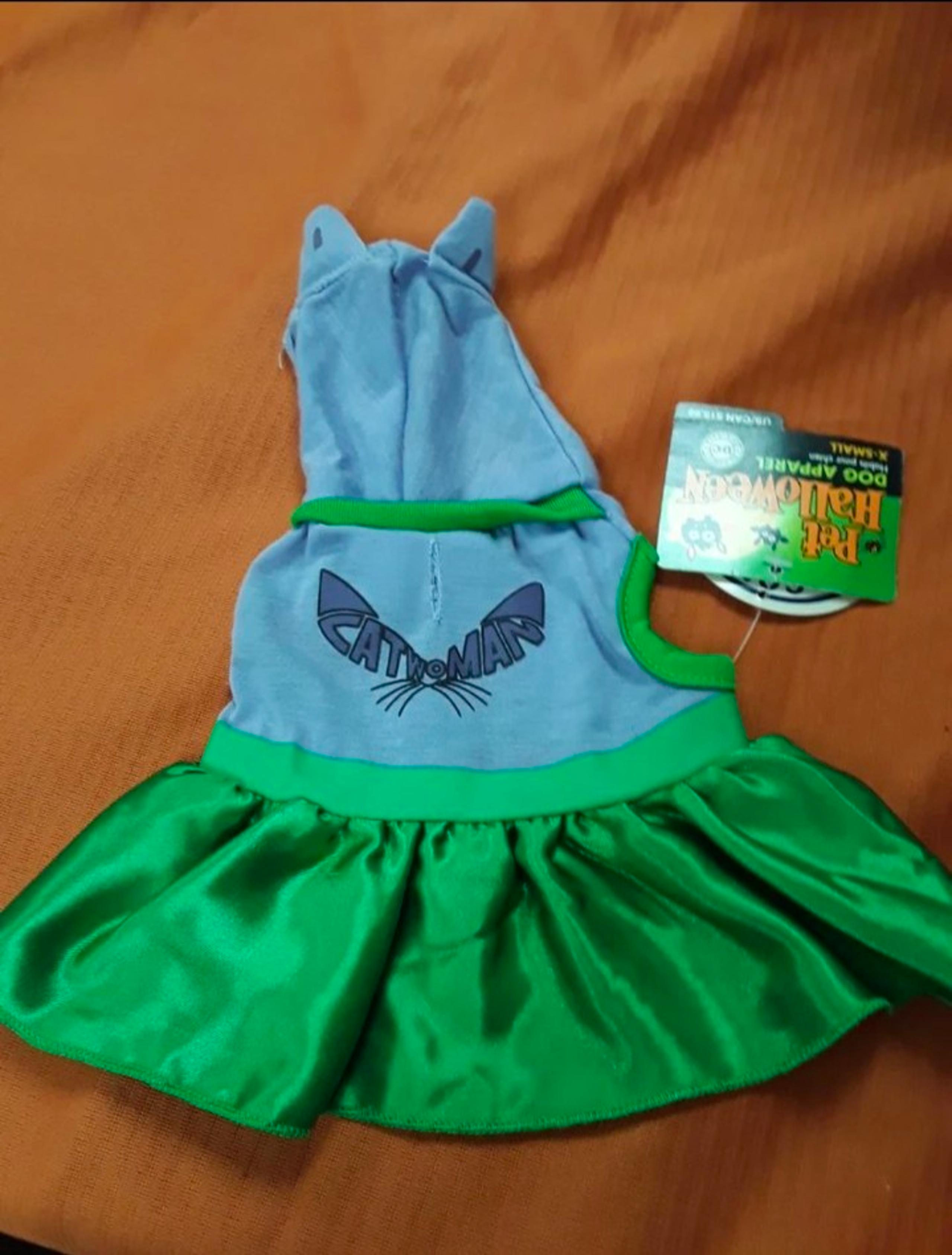XS dog DC comics outfits- Catwoman dress