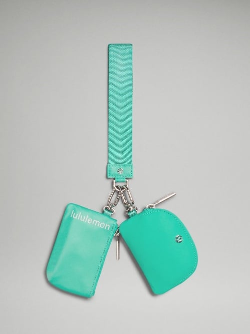Lululemon Dual Pouch Wristlet - Paradise Green - NWT