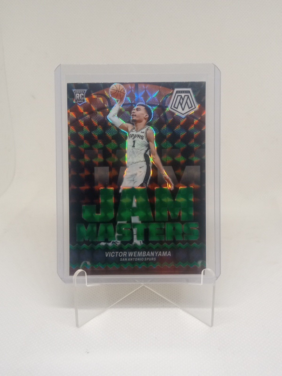 Victor Wembanyama Jam Masters Green prizm 2023-24 panini mosaic