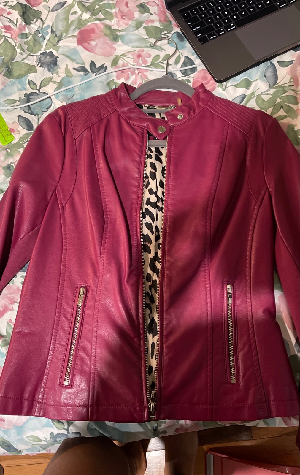 Faux Leather Jacket