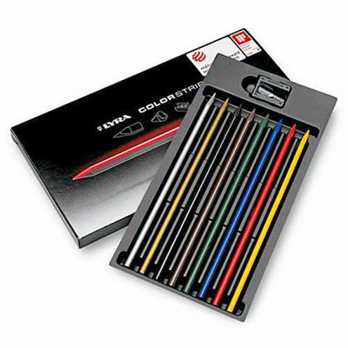 Lyra Color Stripe Pencils 8 Count
