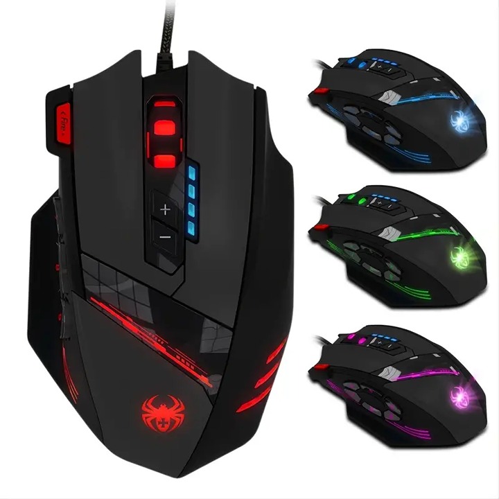 Programmable 12-button gaming mouse