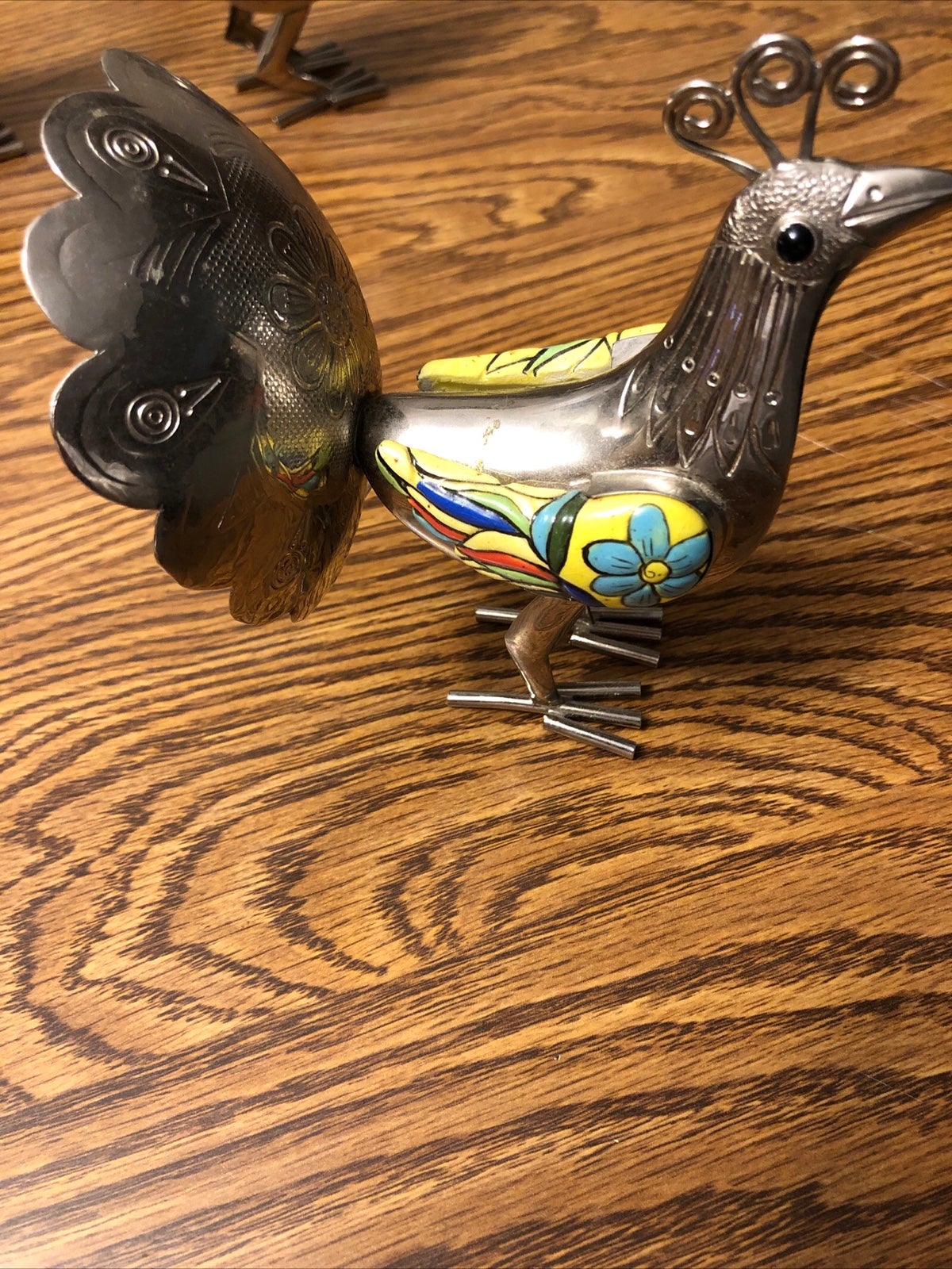 Ecuador hame made metal rooster