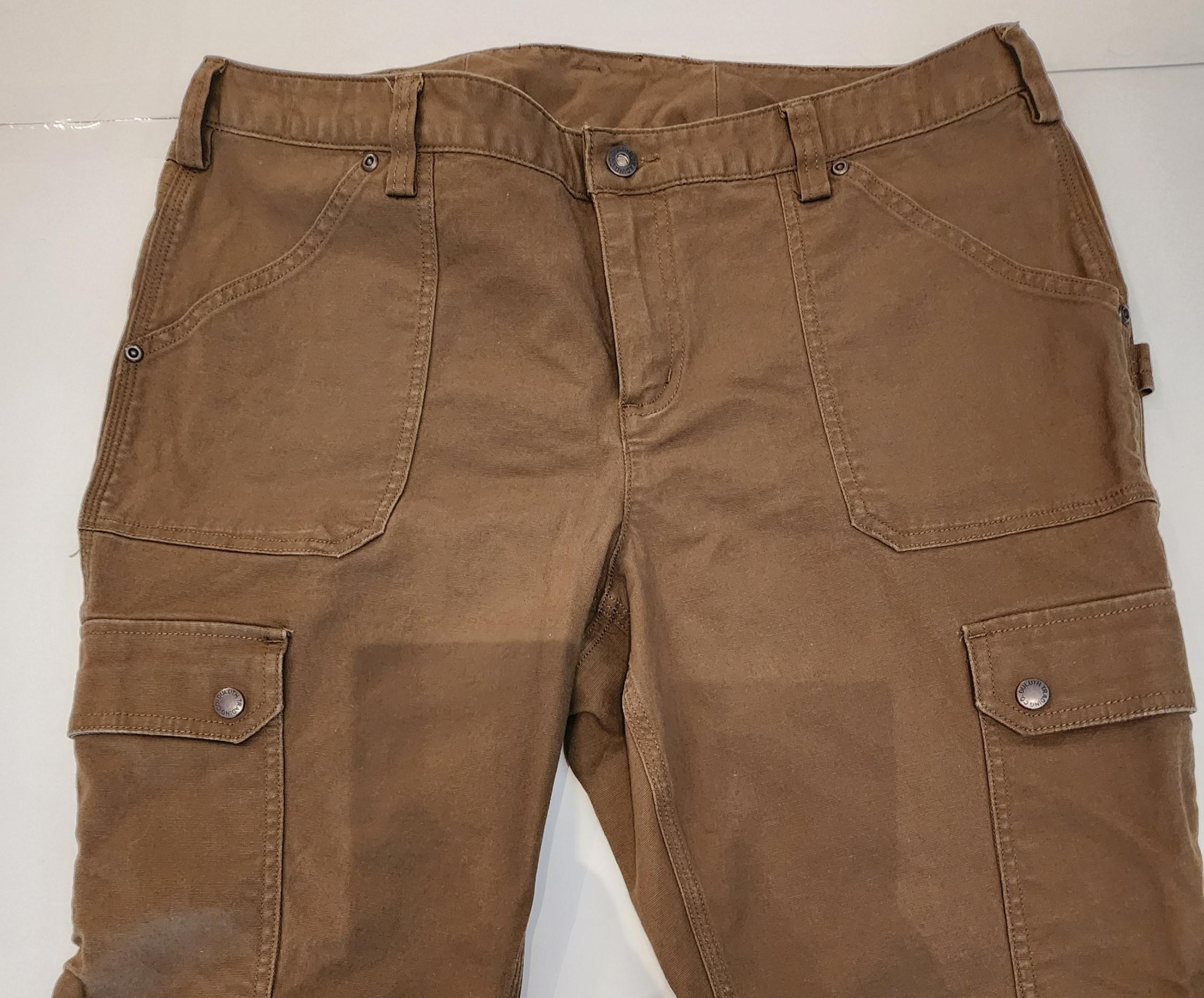 duluth trading company women's cargo pants size 16x33