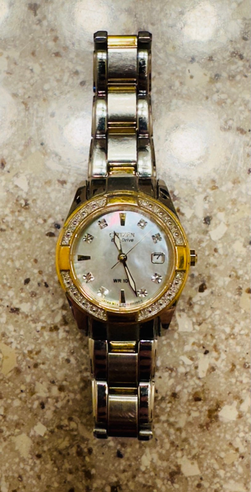 Women’s Citizens Eco Drive Diamond Watch - detail