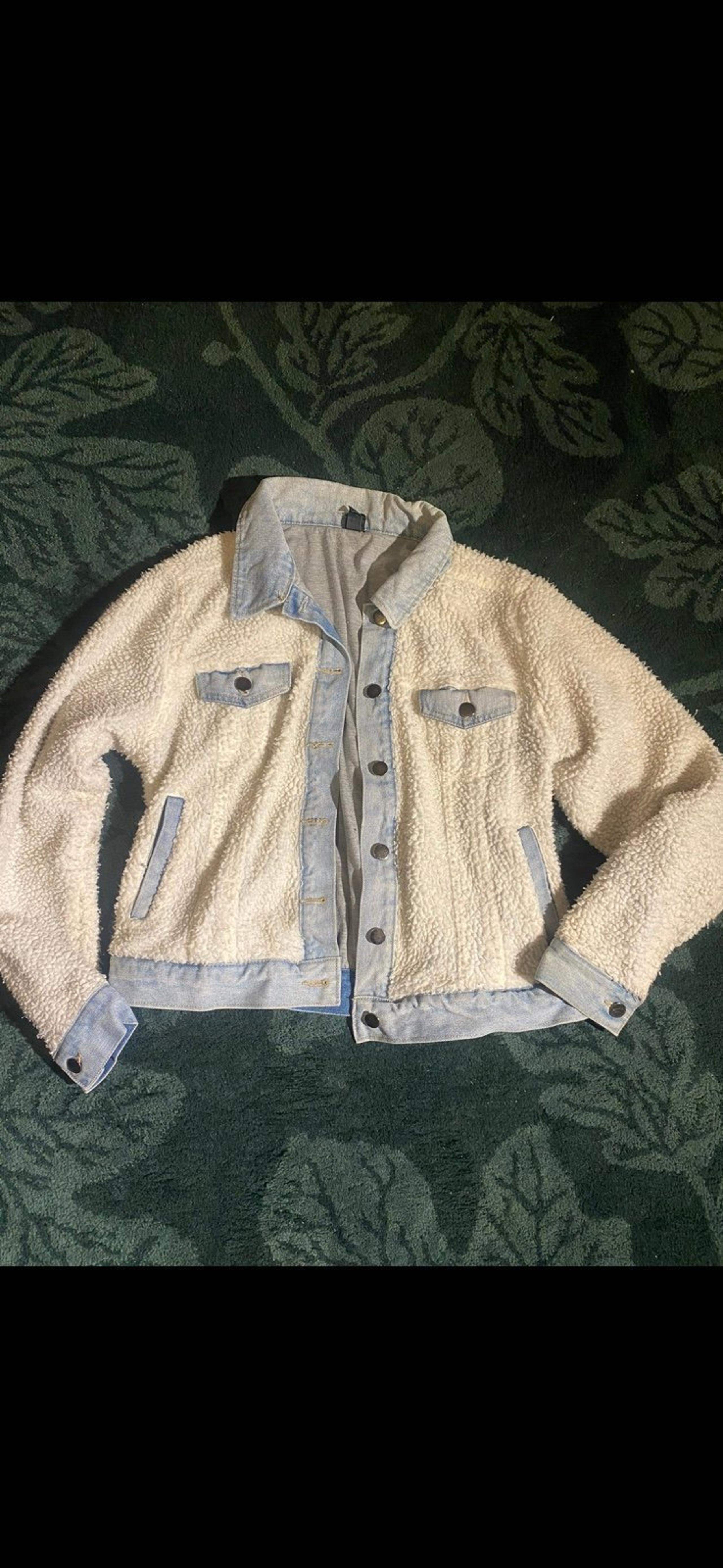 wild fable sherpa jean jacket