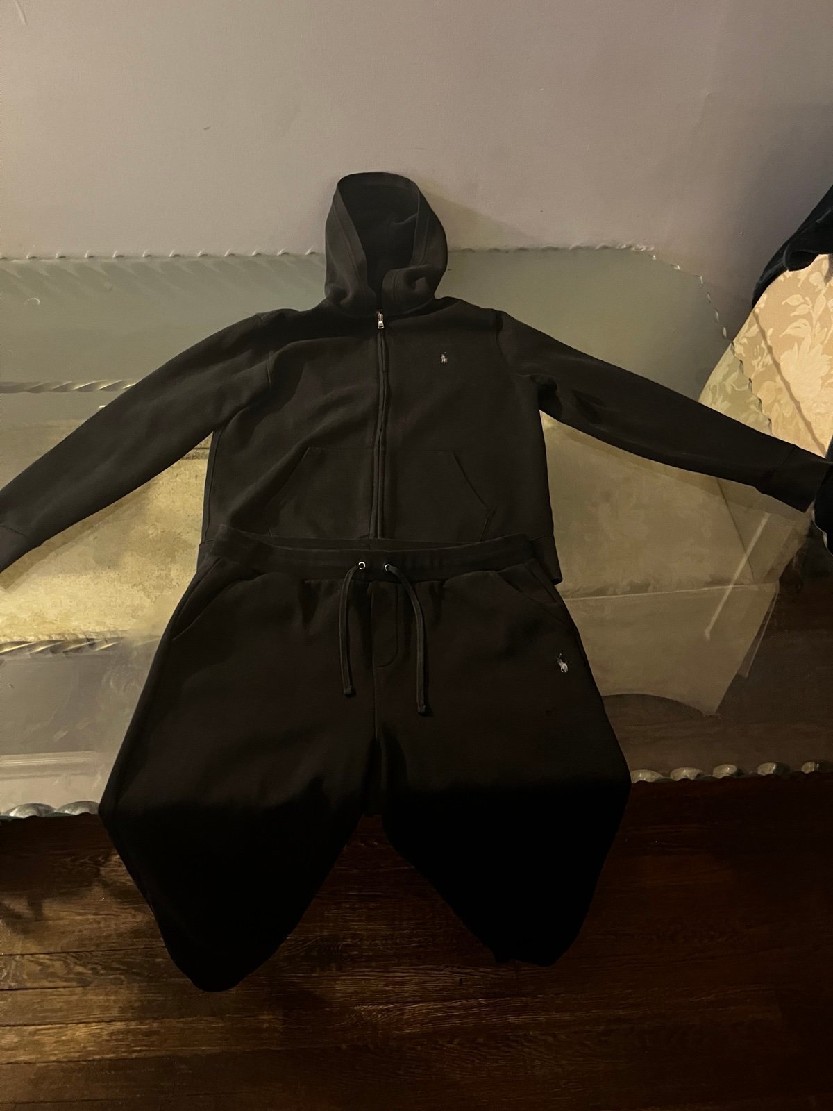 Black polo tracksuit